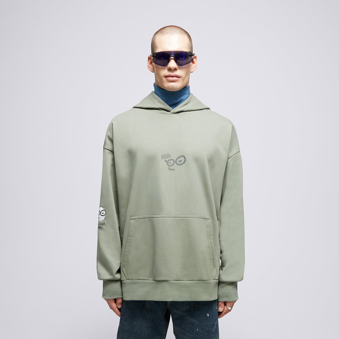 S.NOW JOB SIZEER HOODIE “POV” OLIVE Grün