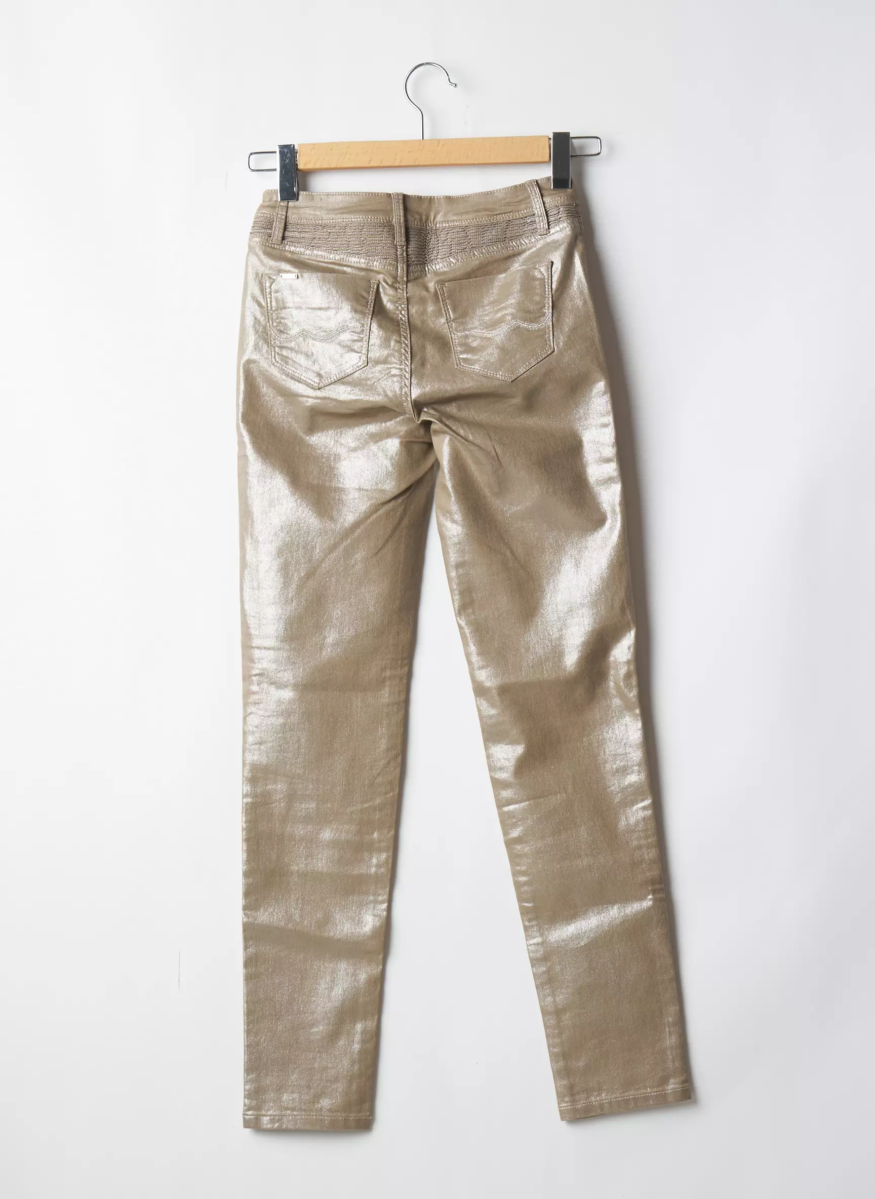 Morgan Pantalons Slim Femme couleur beige