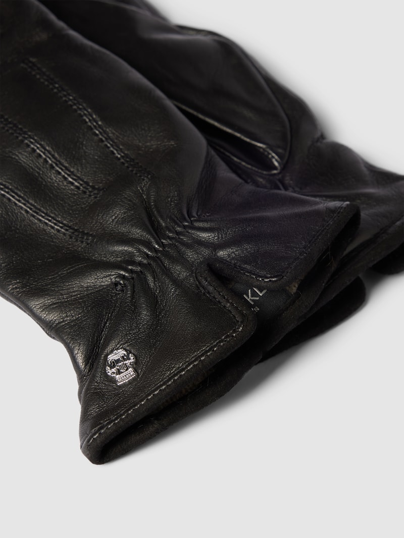 Handschuhe aus Leder Modell 'Antwerpen Touch' in schwarz