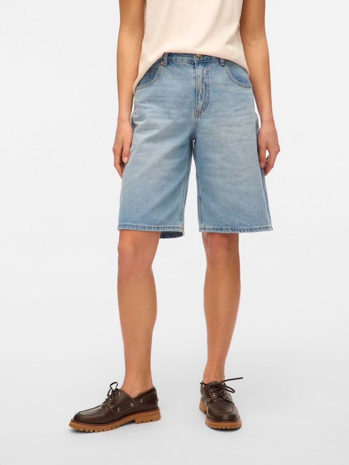 Vero Moda Jeans-Shorts in Medium Blue Denim günstig kaufen