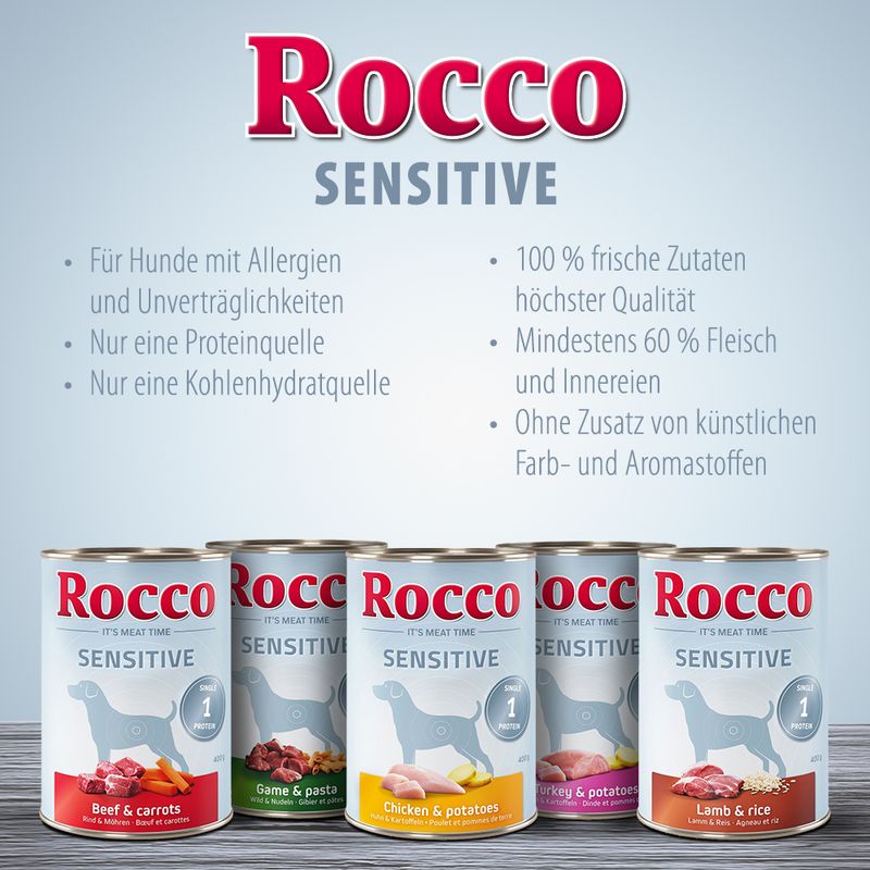 Sparpaket Rocco Sensitive 24 x 800 g