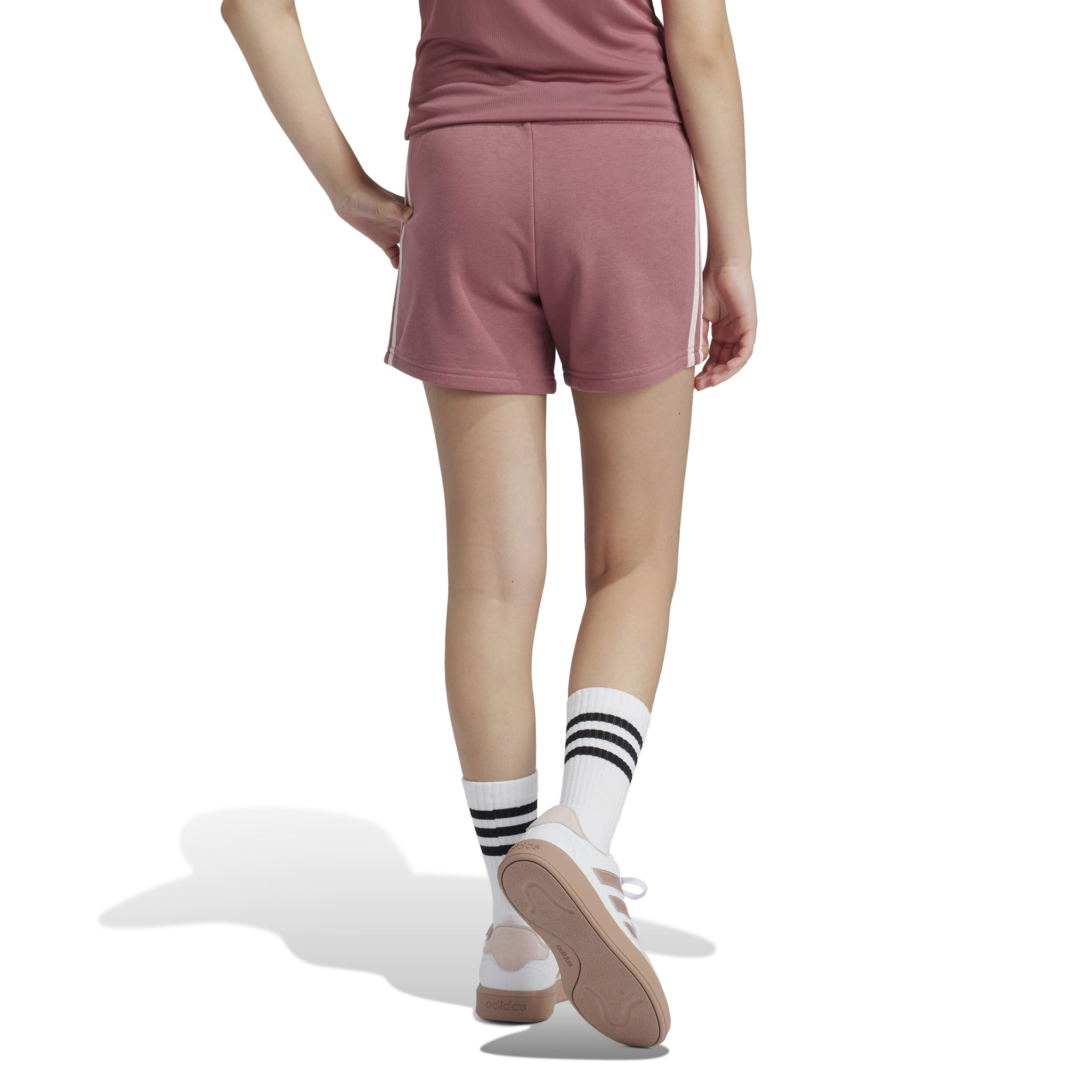 3 Stripes Shorts Kinder - Altrosa