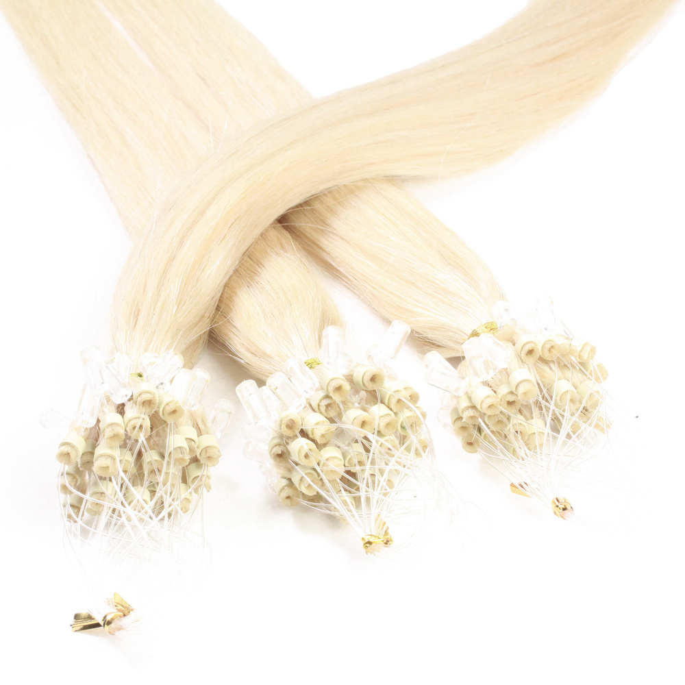 hair2heart Extensions à froid cheveux naturels #60 Blond clair 0.5g extensions