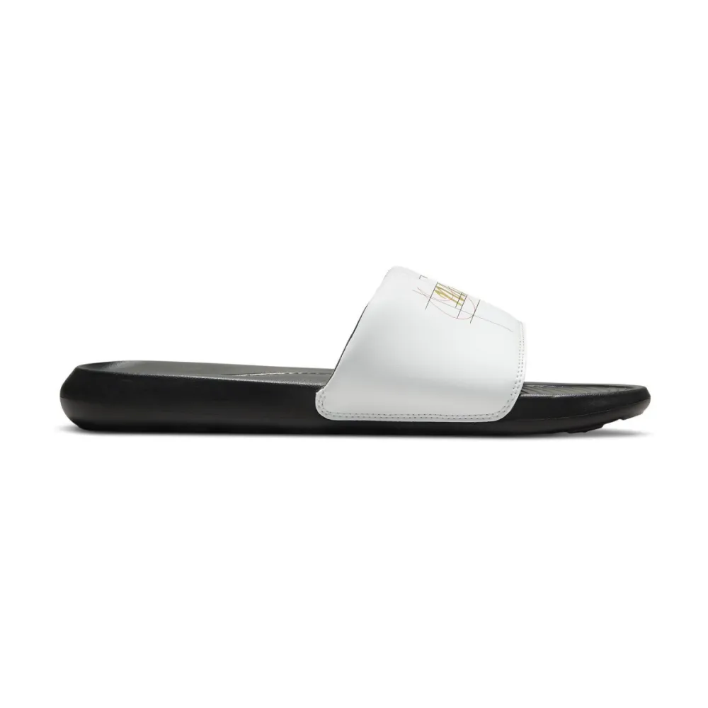 Nike Victori One Print Printed Slide CN9678-103 / weiss
