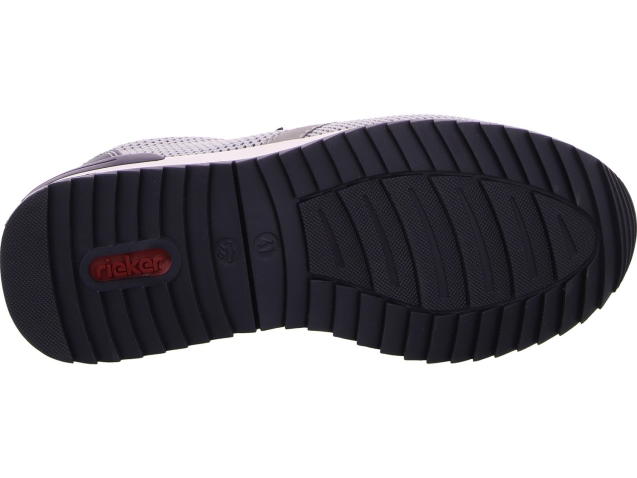 RIEKER Freizeit Schnürer grau FSK Herren Halbschuhe