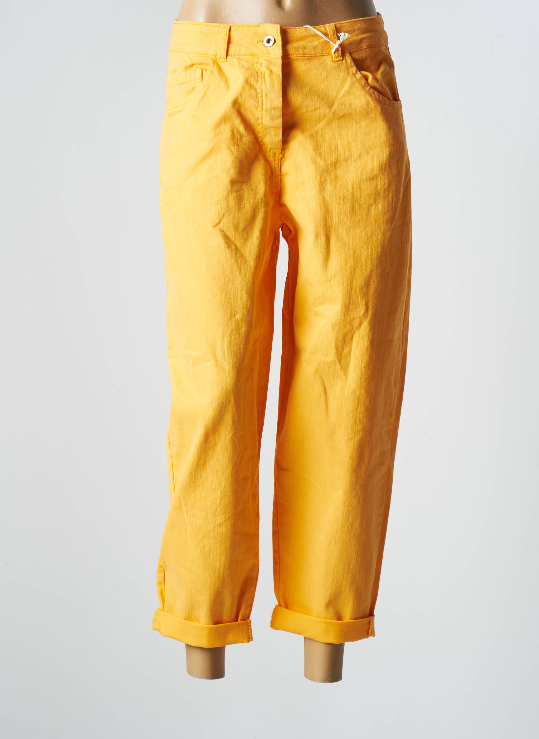 Wiya Jean Mom Femme couleur orange