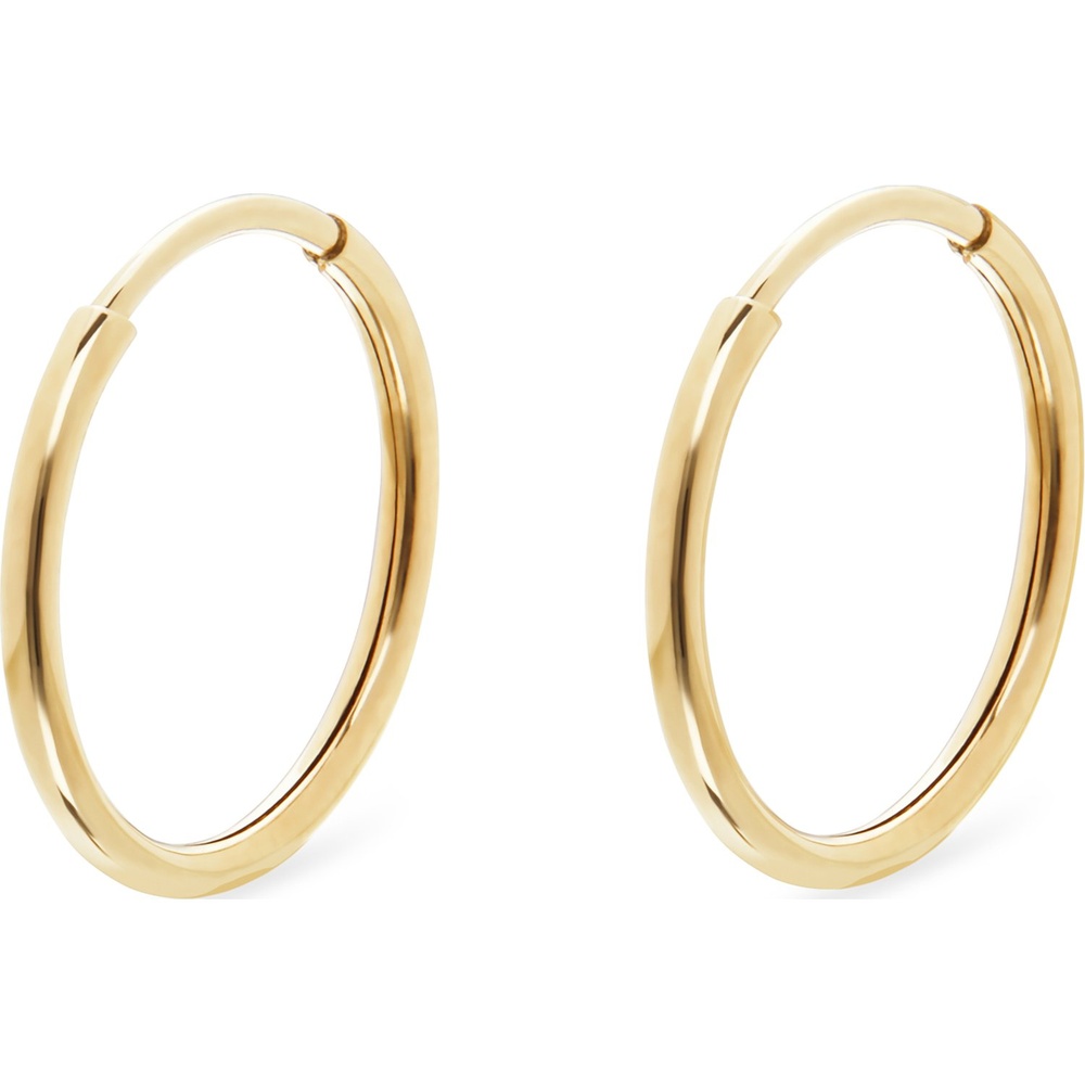 FAVS Créoles 375 Or jaune Boucles d'oreilles