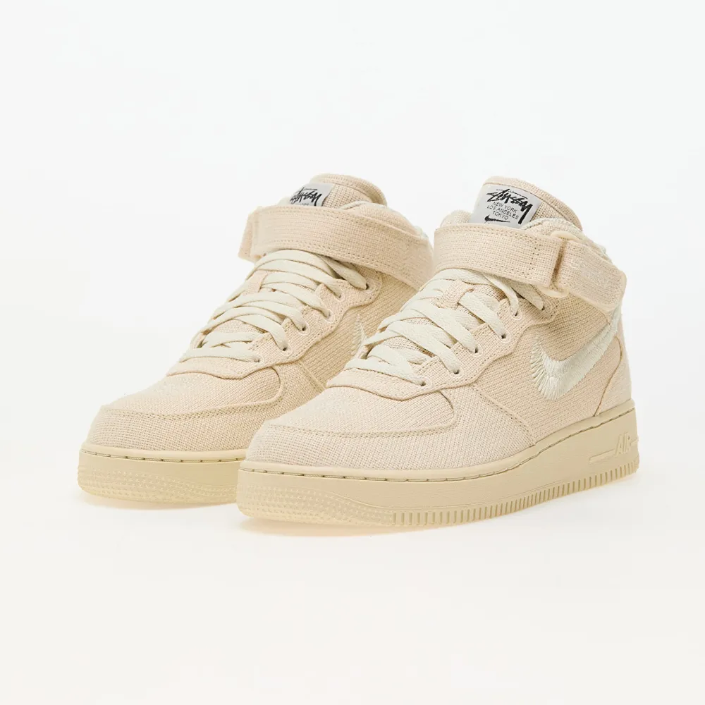 Nike Stussy x Air Force 1 Mid Fossil DJ7841-200 / braun