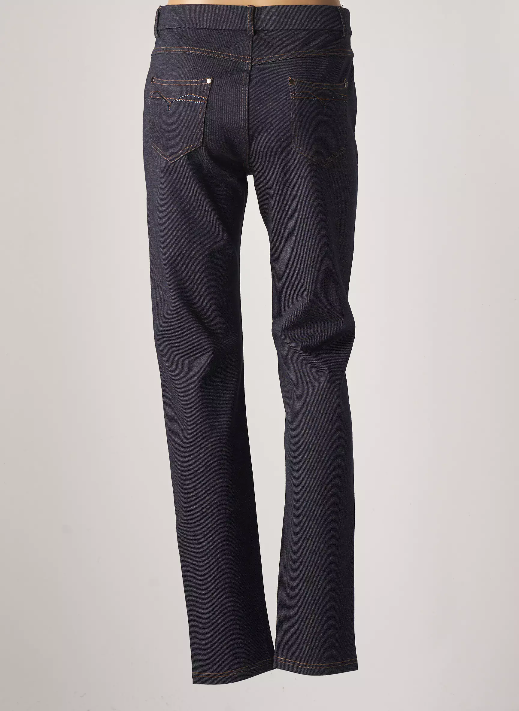 Bariloche Pantalons Slim Femme couleur bleu