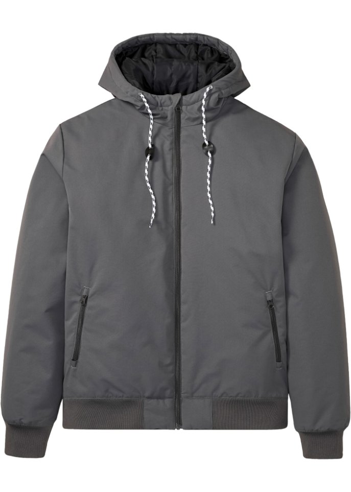 Winterjacke mit Kapuze und recyceltem Polyester