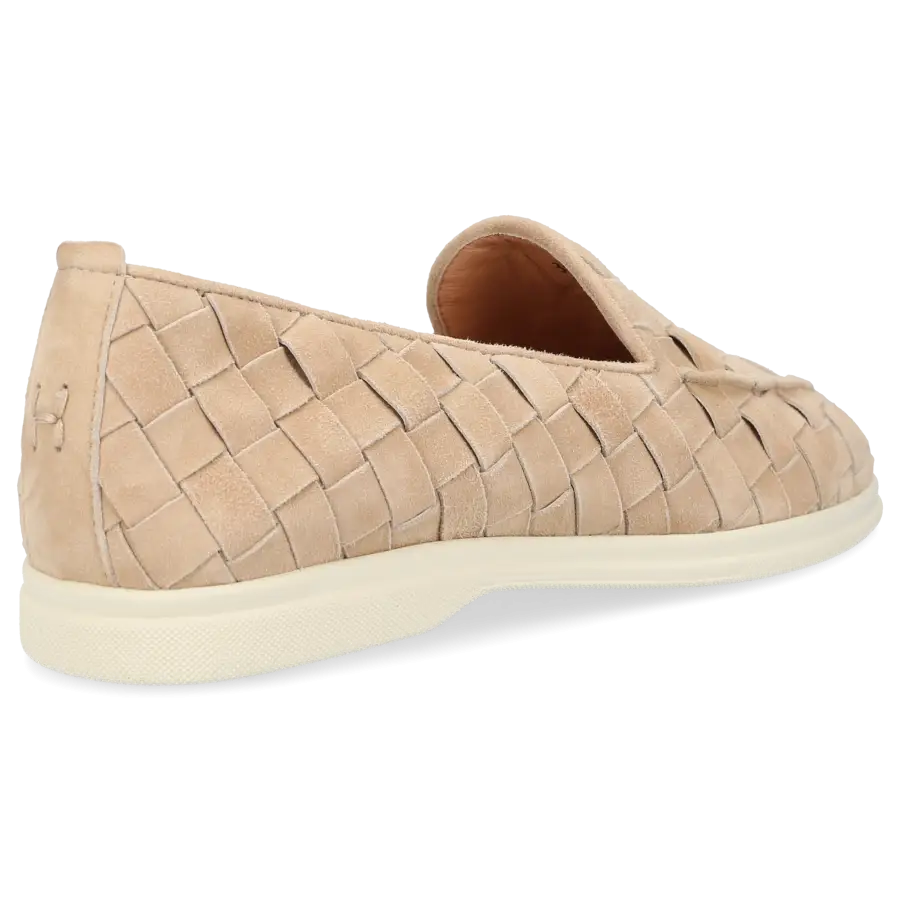 Henderson - Loafer ZAIRA Veloursleder - beige