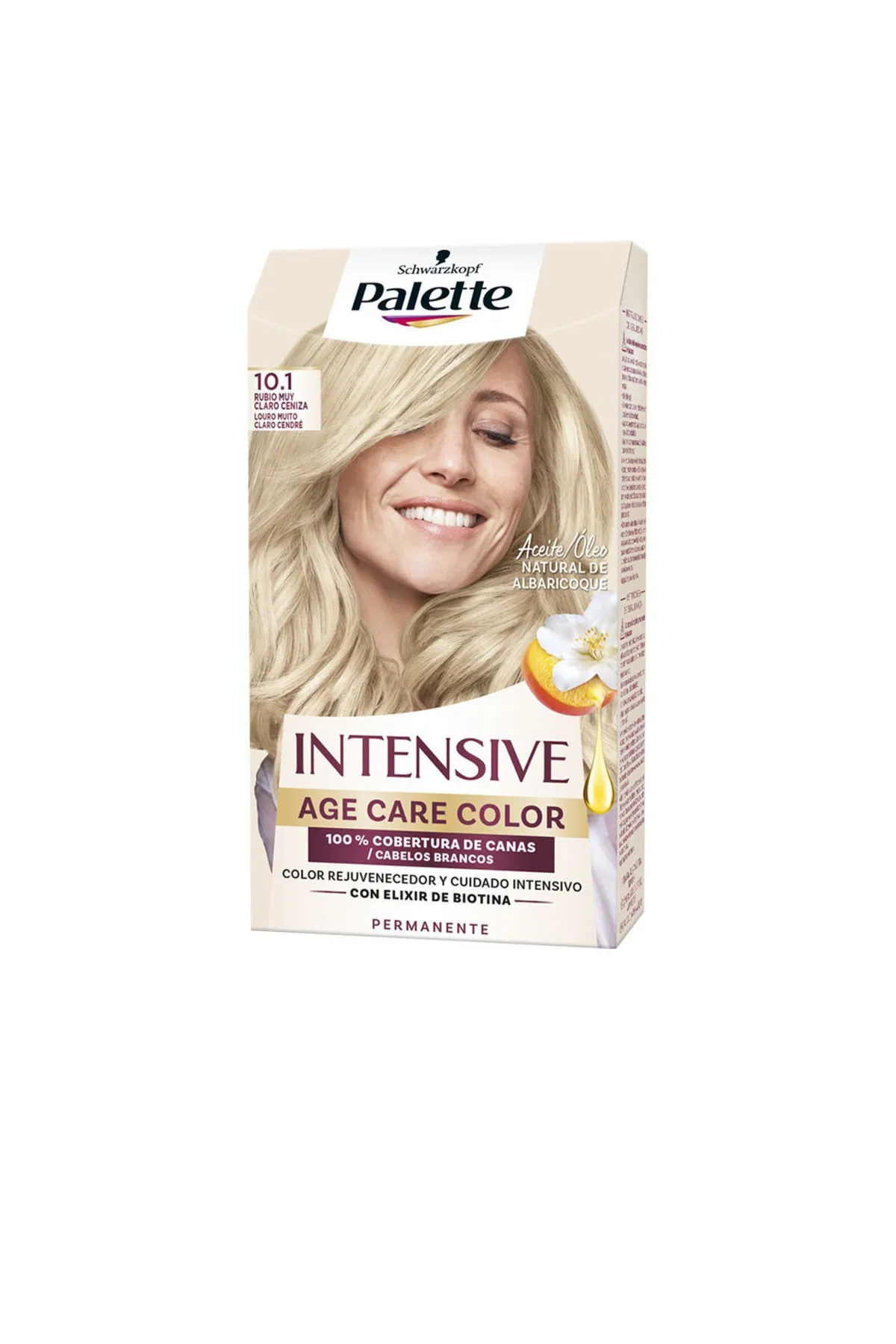 Schwarzkopf  Intensive Color Rejuvenecedor Permanente #10.1-Rubio Muy Claro Ceniza Schwarzkopf