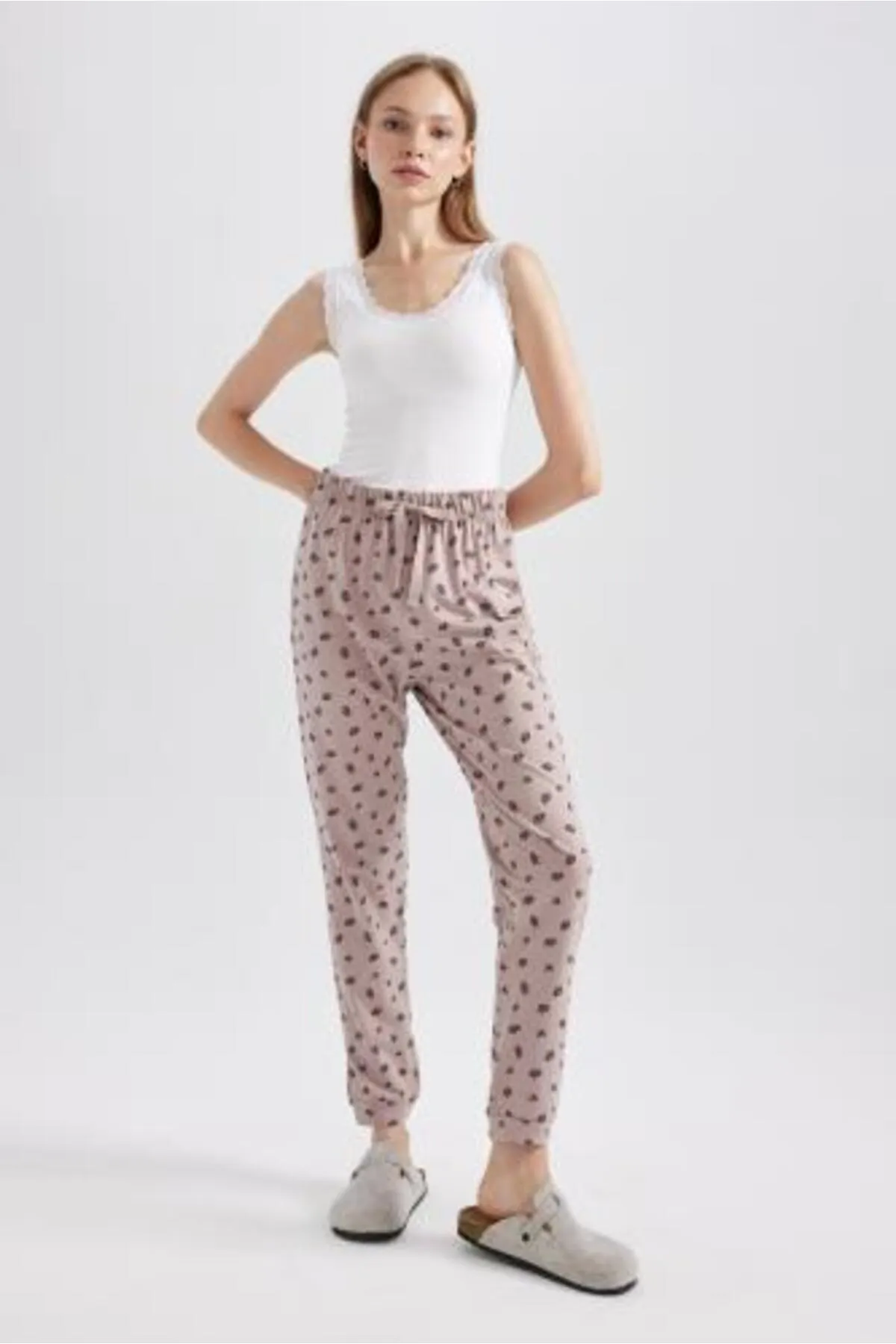 DeFacto  Be in Love Pyjamahose aus Baumwolle mit normaler Passform - A8101ax23au