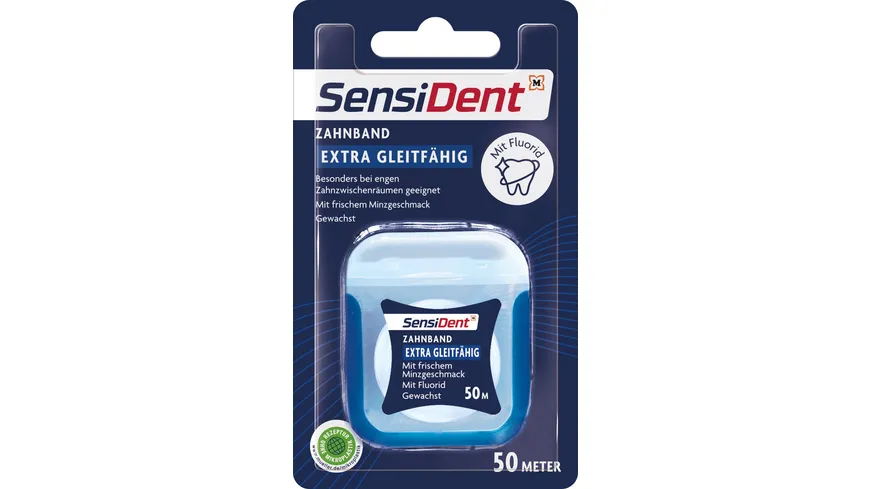 SensiDent Zahnseide extra gleitfähig 50 m