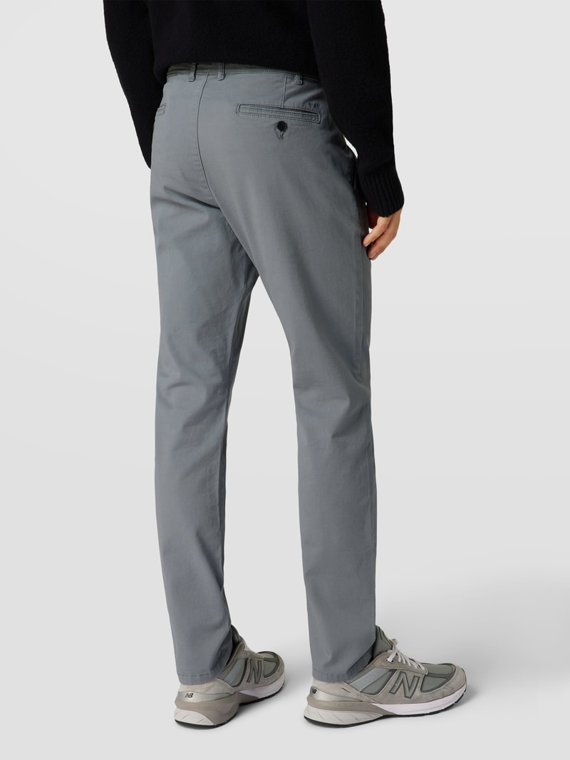 Super Slim Fit Chino mit Handytasche in mittelgrau