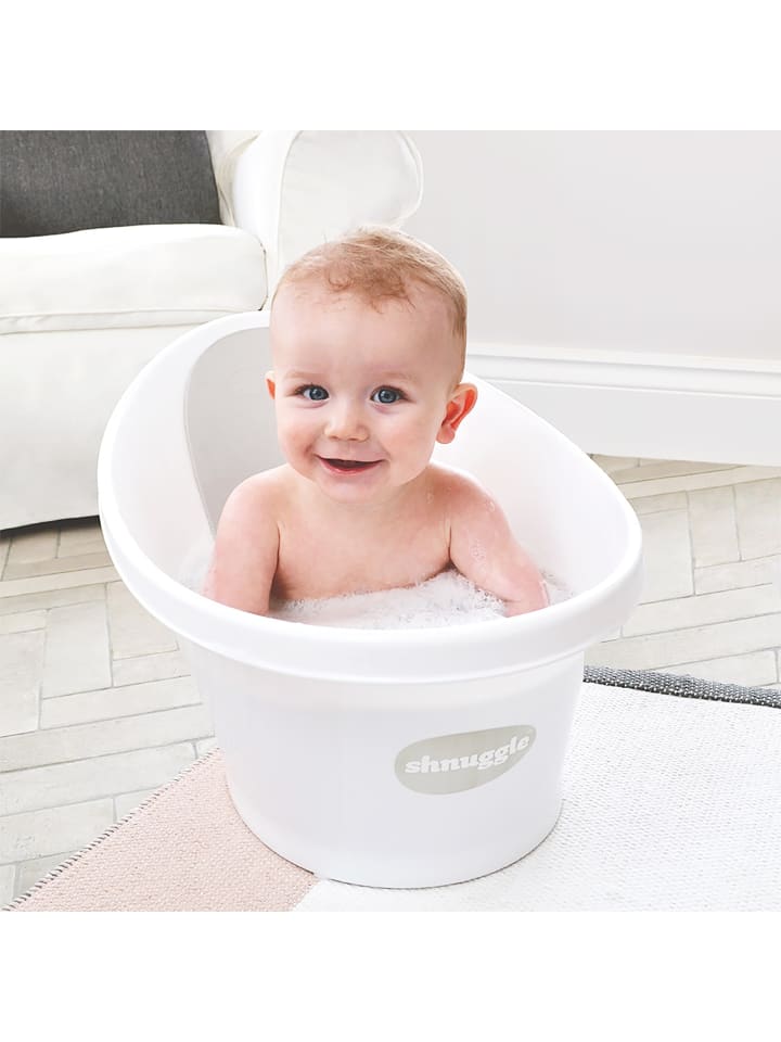 Shnuggle Babybadewanne weiß / hellgrau günstig kaufen onesize