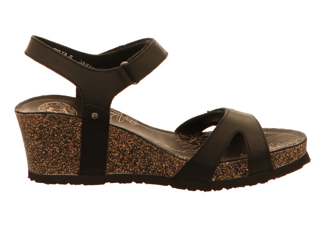 PANAMA JACK Keilsandalen schwarz