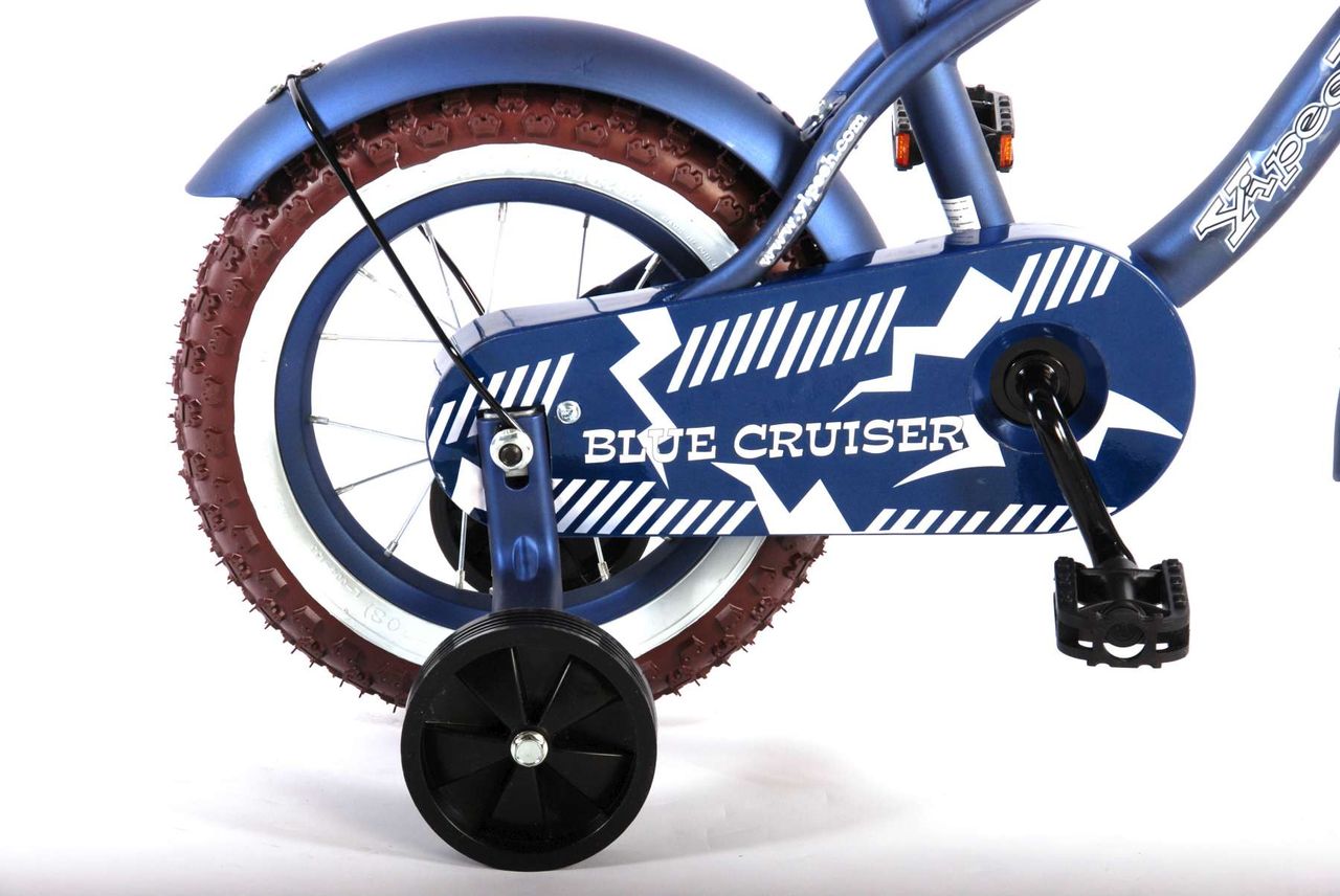 Volare Blue Cruiser Kinderfahrrad - Jungen - 12 Zoll - Blau - 95% zusammengebaut