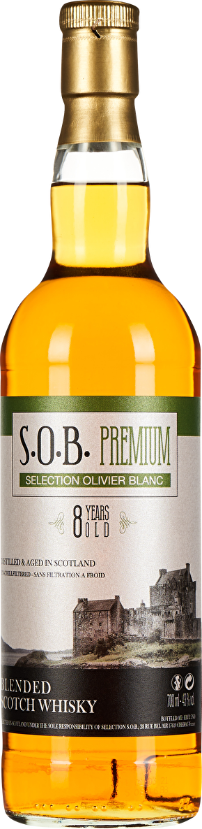 S.O.B. Selection Olivier Blanc Scotch Whisky Premium Blended 8 YO 0,7 Liter