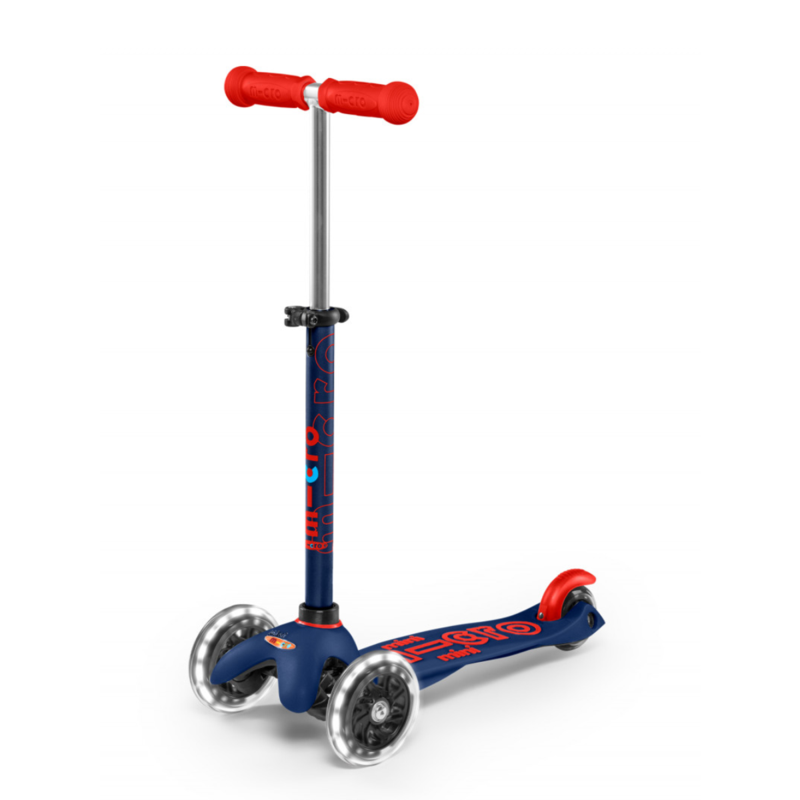 Trottinette 3 roues pliable – Mini Micro Deluxe Pliable Bleu Marine