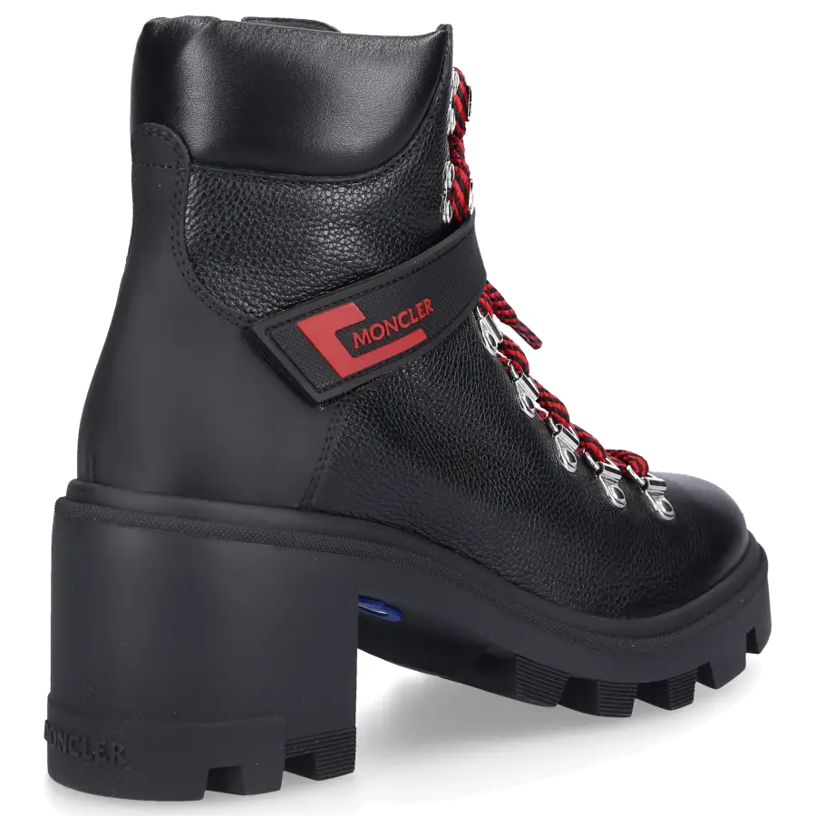 Moncler - Stiefeletten 4F708 Kalbsleder - schwarz