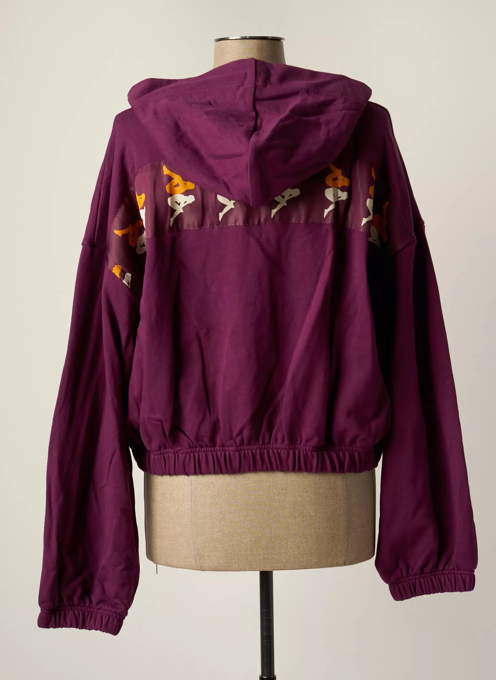 Kappa Sweat Capuche Femme couleur violet