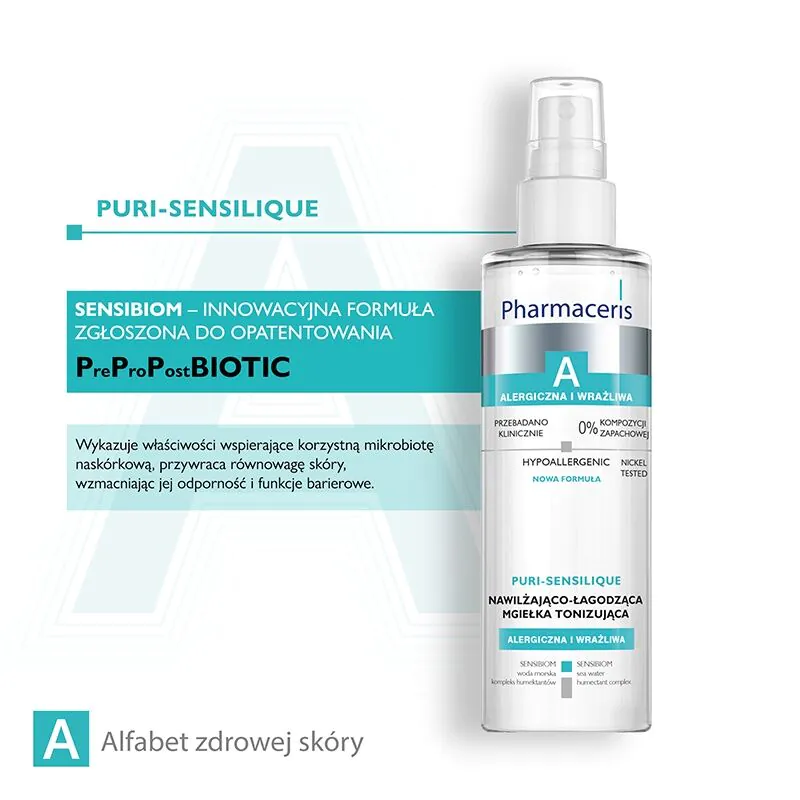 Pharmaceris A Puri-Sensilique hidratantni i umirujući tonik u spreju