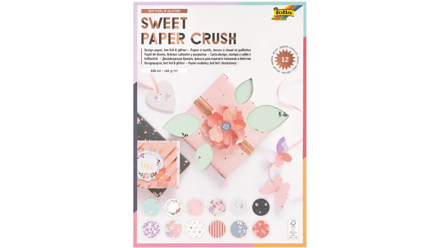 folia folia Designpapierblock A4 