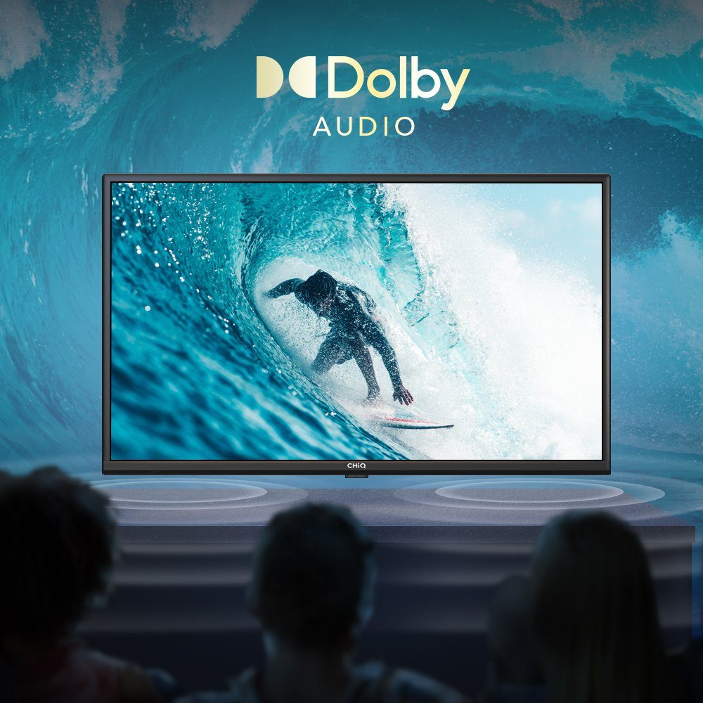 CHiQ L32G5W LED-Fernseher (80,00 cm/32 Zoll, HD, Non Smart-TV, Hotelmodus,HDMI/USB/CI+,Triple Tuner(DVB-T/T2/C/S2),Dolby Audio)