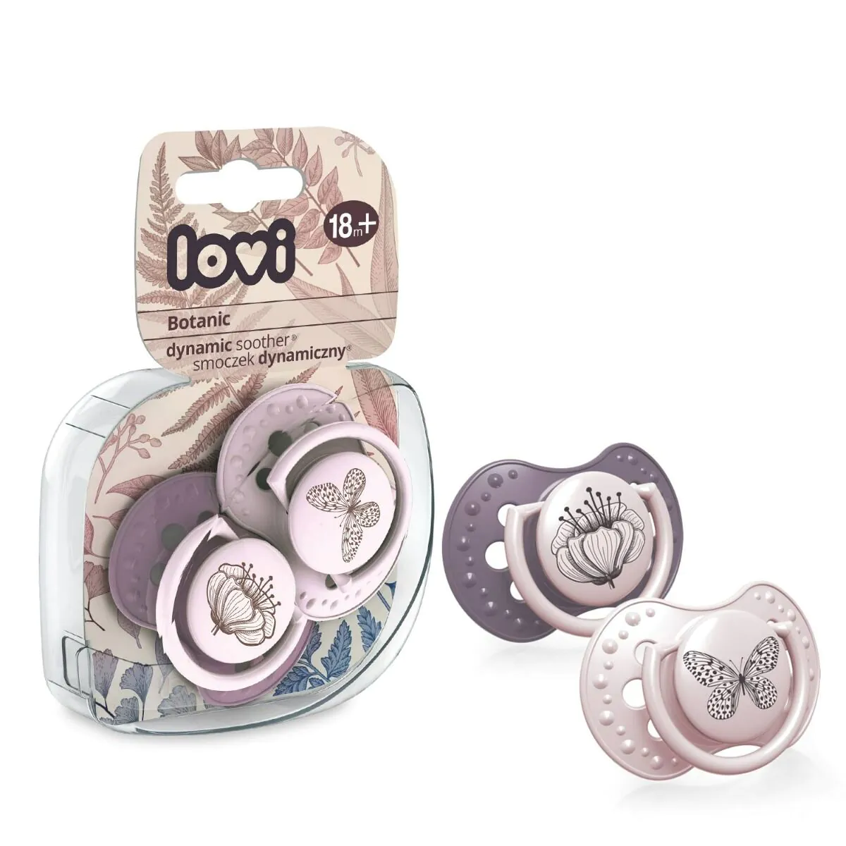 Lovi Botanic Girl Dynamisk Silikone Sut 18M+