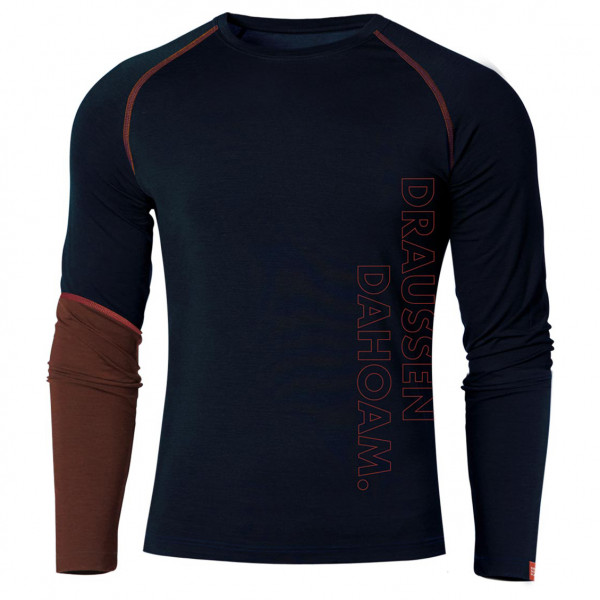 Ein schöner Fleck Erde - Merino L/S Draussen zu Hause. - Longsleeve