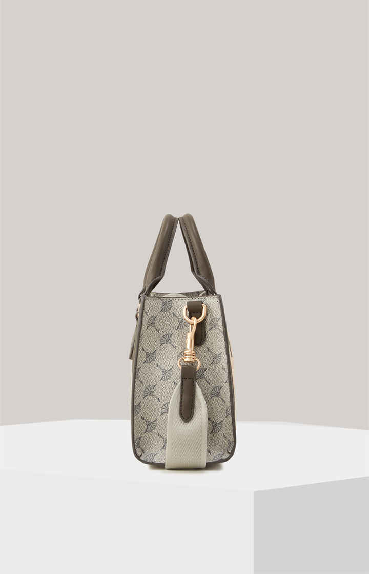 Handtasche Mazzolino Peluche Ariella in Blau/Beige