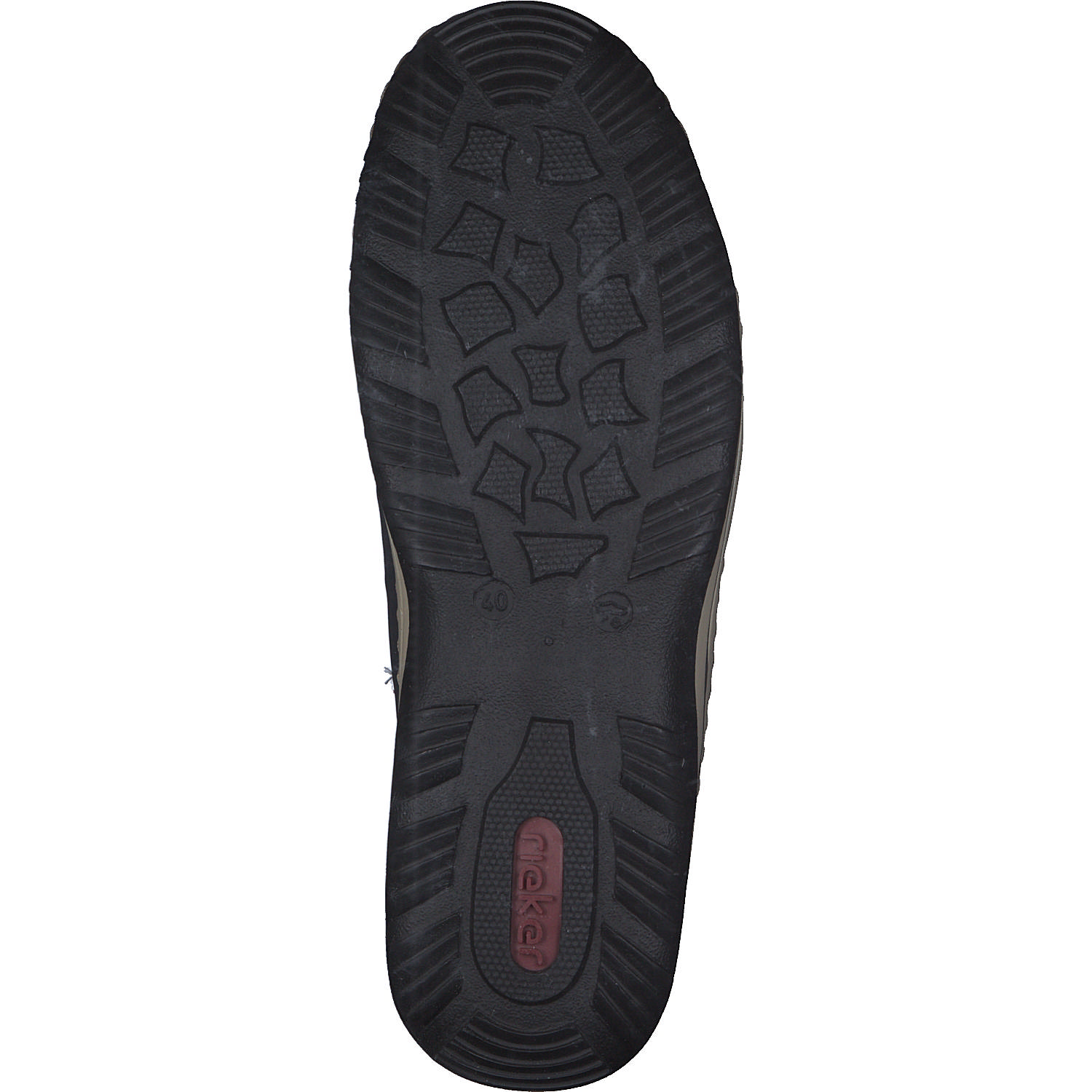Rieker L0551, Schnürschuhe, Damen, Blau
