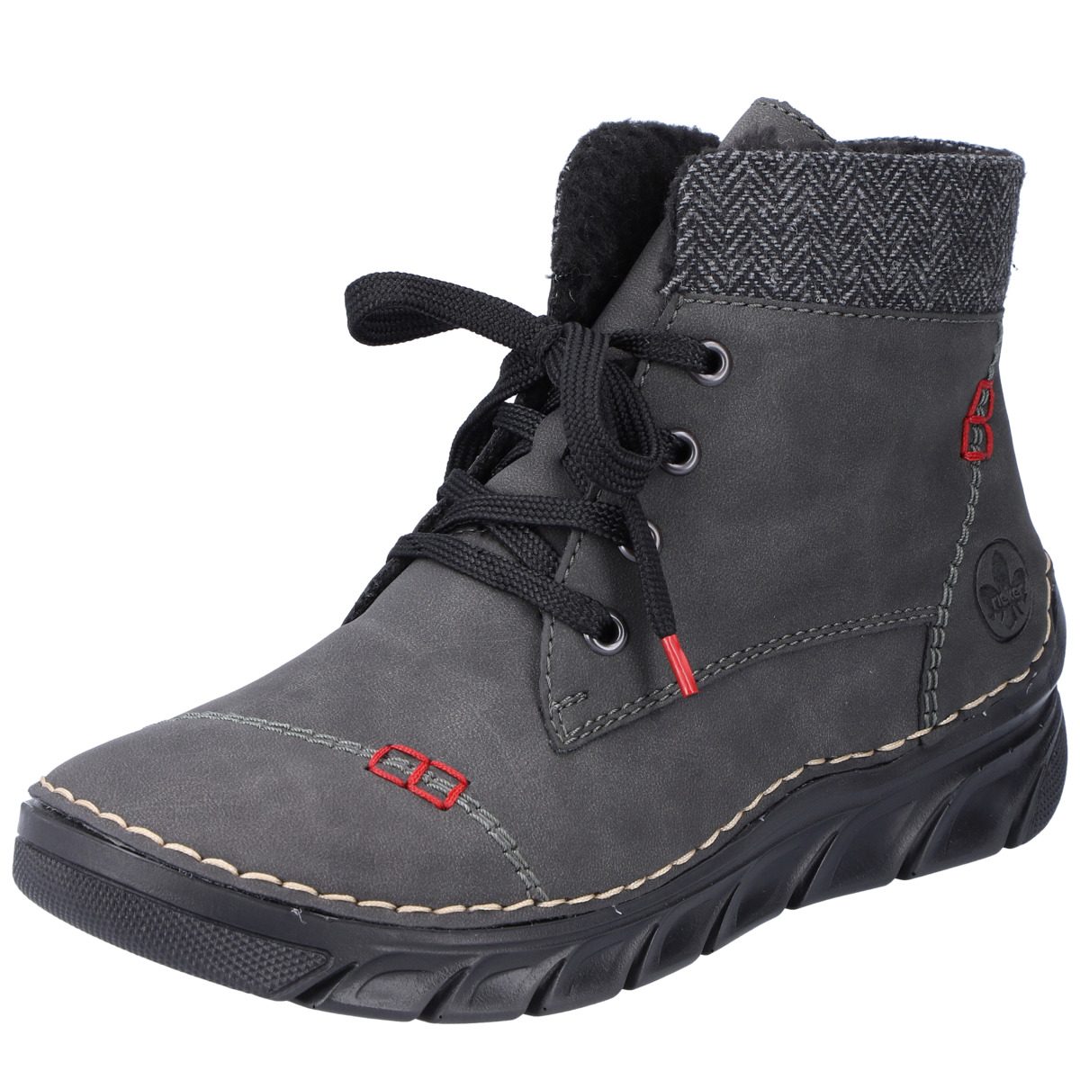 Rieker 55031 Schnürboots dunkelgrau