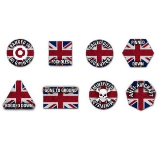 Team Yankee British Token Set