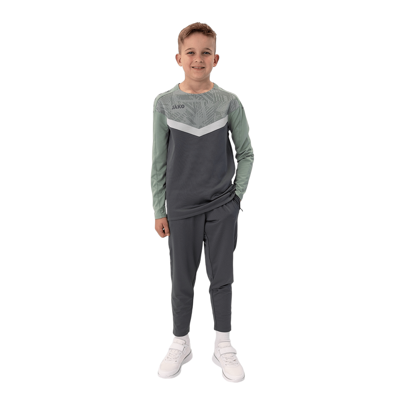 JAKO Iconic Sweatshirt Kids Grau F852