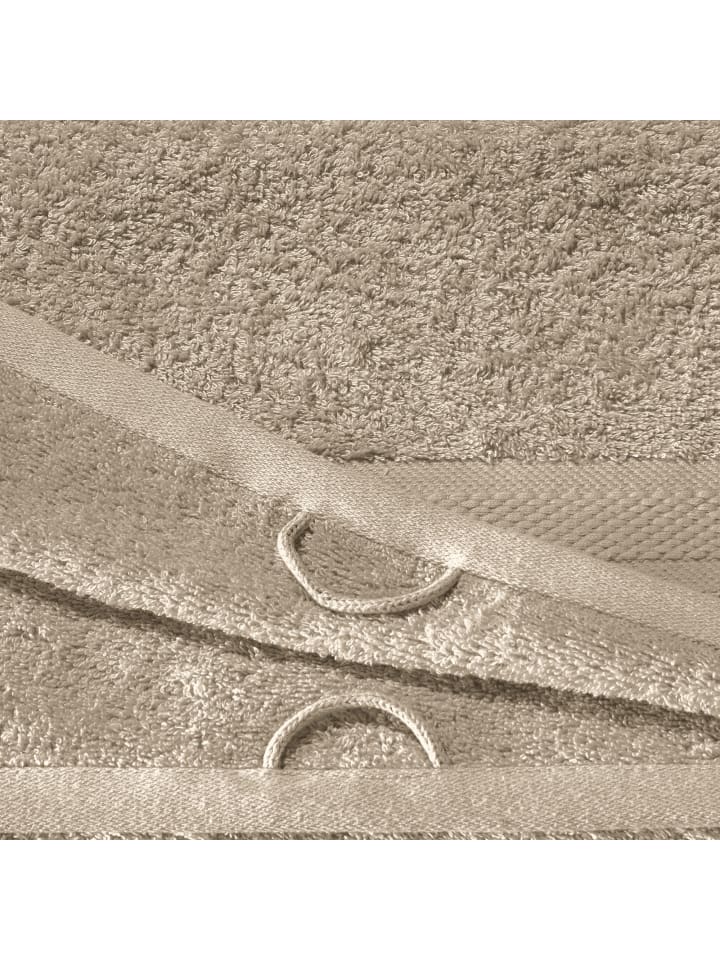 REDBEST Frottier Frottier-Set 10-tlg. Chicago in taupe günstig kaufen onesize