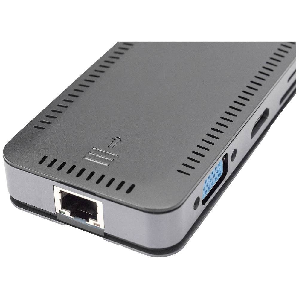 Digitus Laptop-Dockingstation 11 Port USB-C Dockingstation mit SSD Enclosure