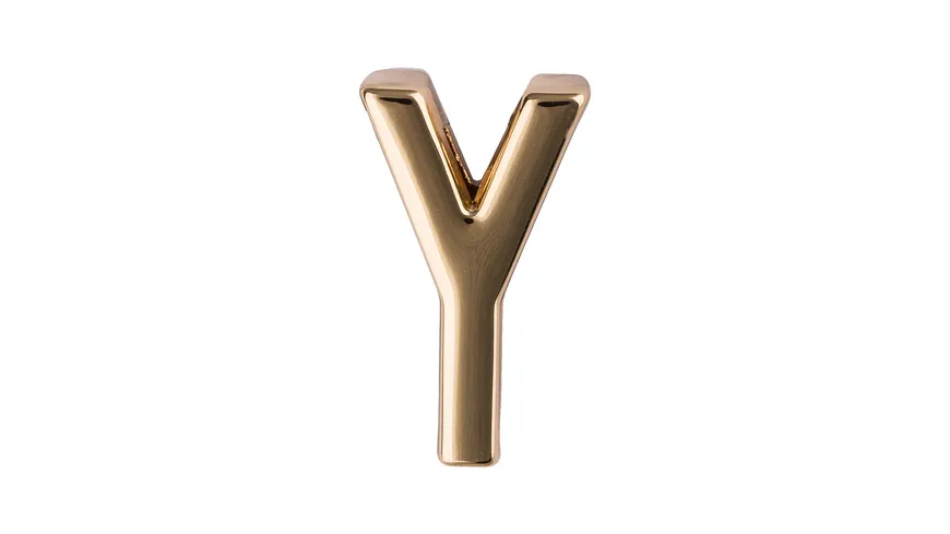 OHLALA! Golden Letter Y für Personalize Cover & Sleeve