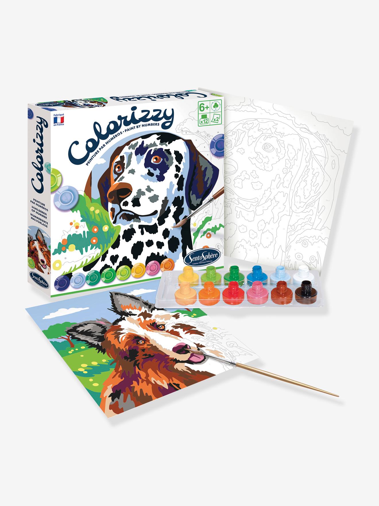 Kinder Mal-Set Colorizzy SENTOSPHERE - gelb