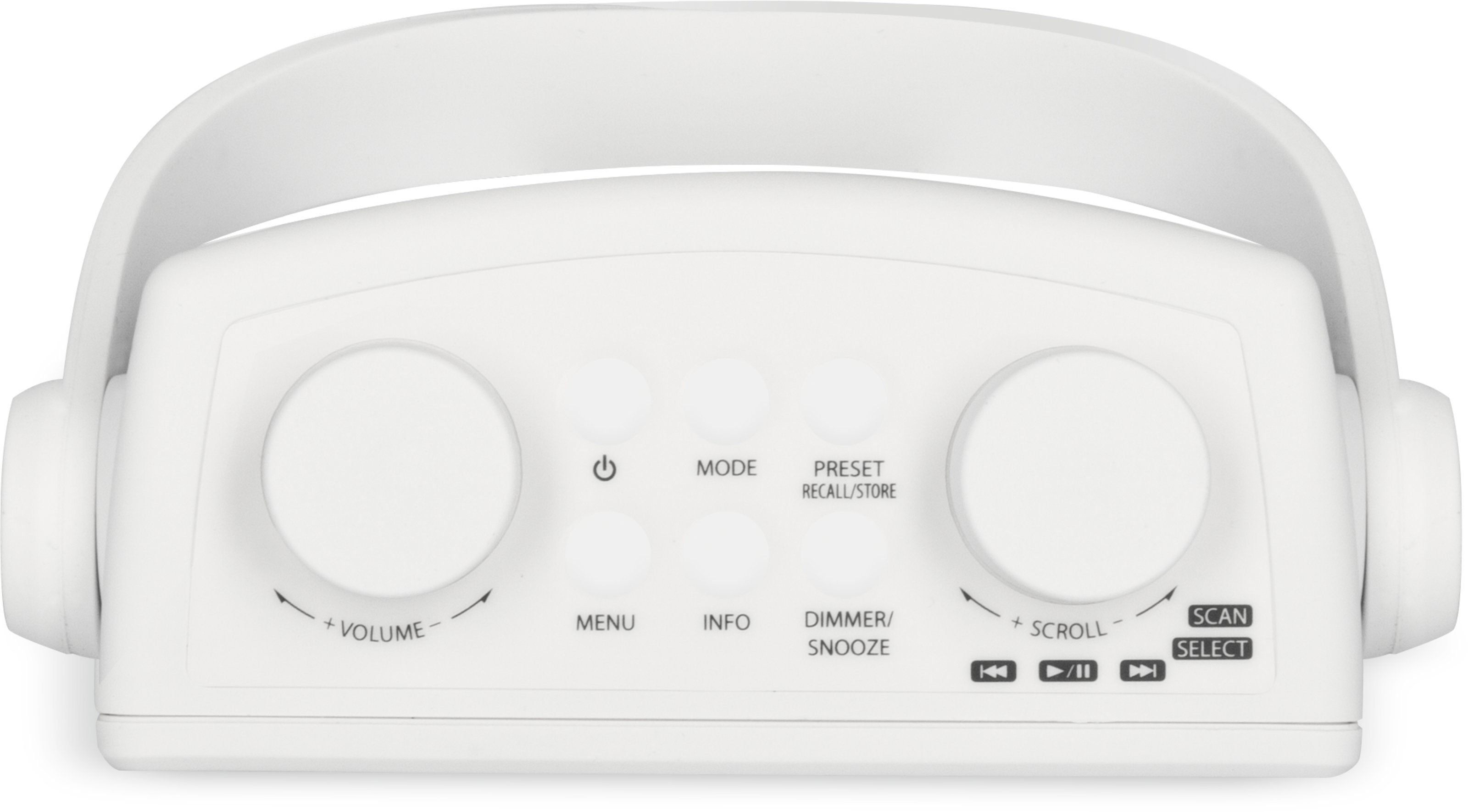 TechniSat DIGITRADIO 30 Duschradio Digitalradio (DAB) (Digitalradio (DAB), UKW-Radio mit RDS, 2,00 W, wasserdicht, tragbar, Bluetooth-Audiostreaming)