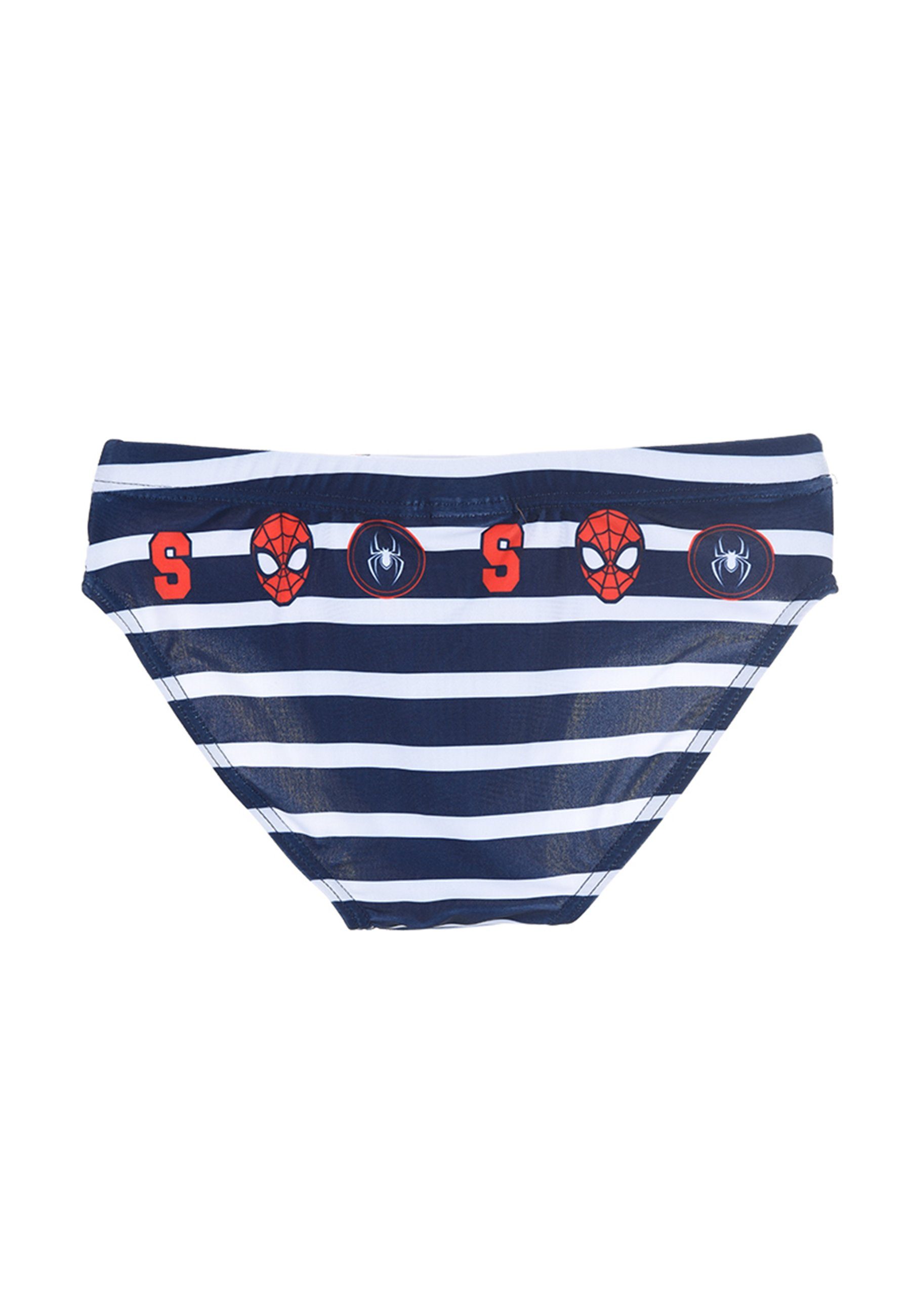 Spiderman Badehose Marvel Badehose Badeslip Blau
