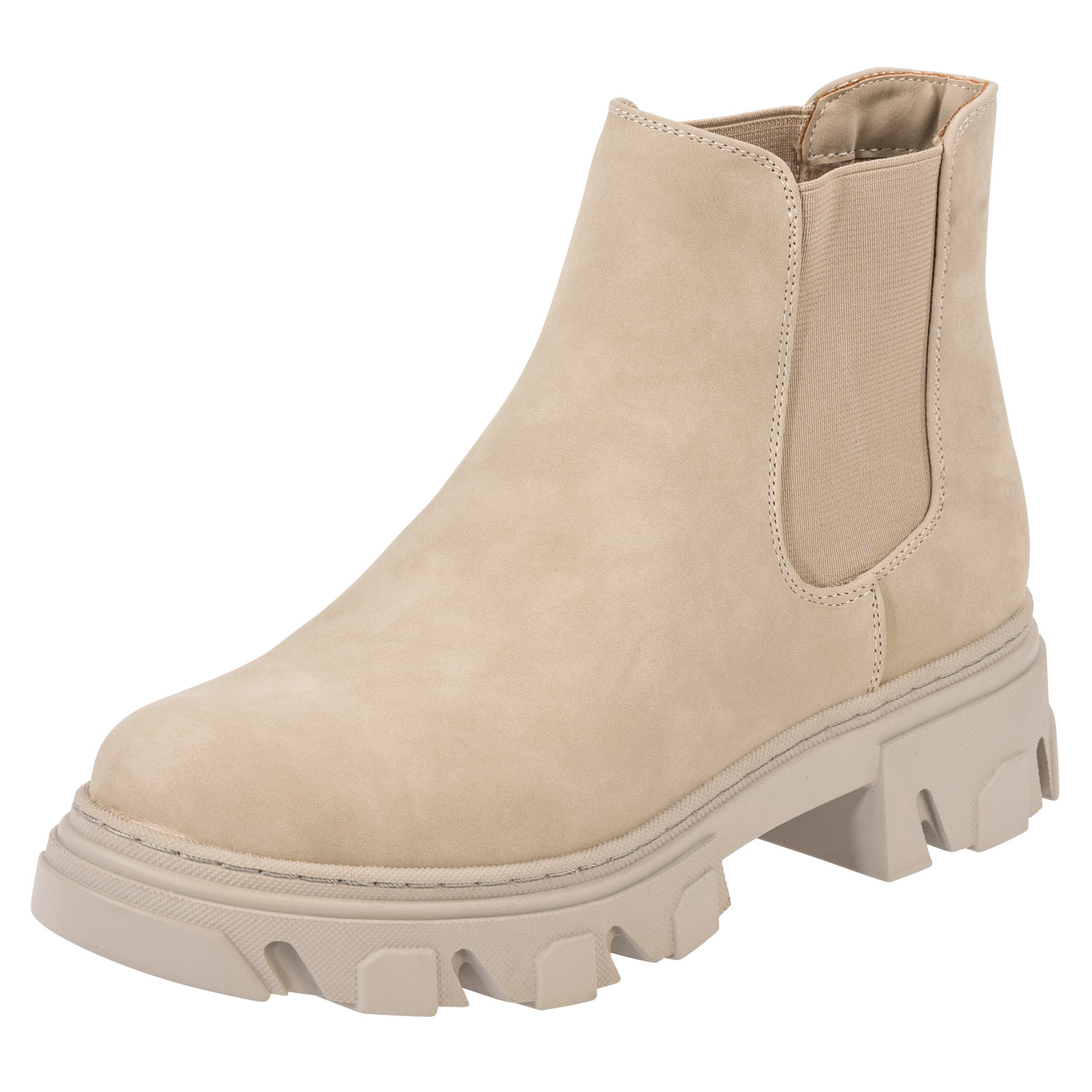 Palado Lapingi, Chelsea Boots, Damen, Cream/Cream