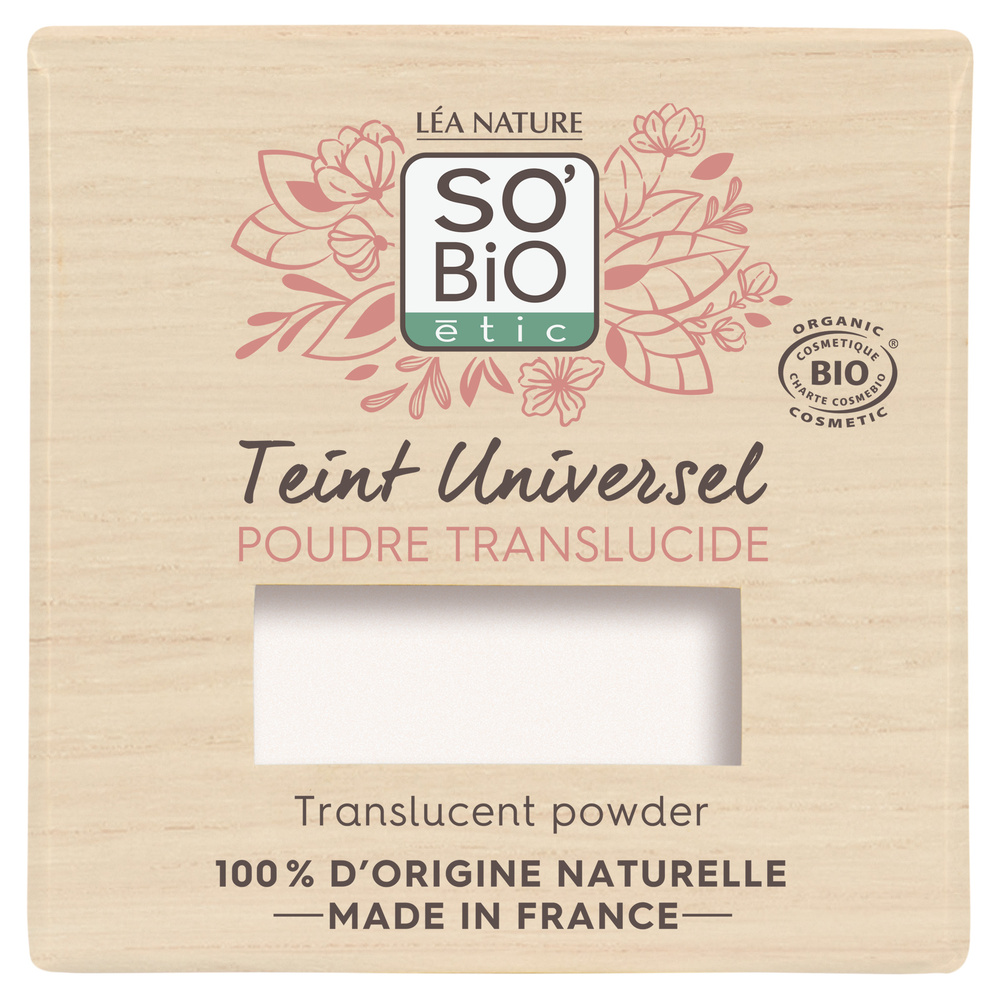 LÉA NATURE SO BiO étic Poudre translucide, Teint Universel Poudre