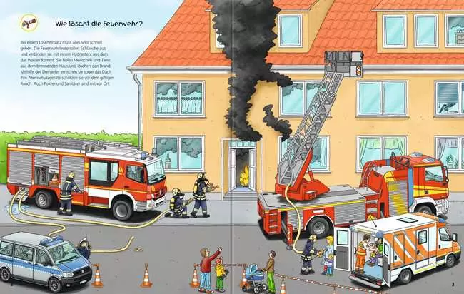 Ravensburger Wieso? Weshalb? Warum? Stickerheft: Feuerwehr