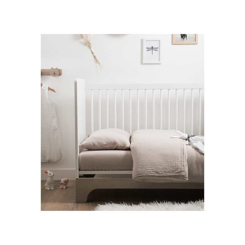 Drap plat bébé Gaze de coton bio 120 x 180 cm