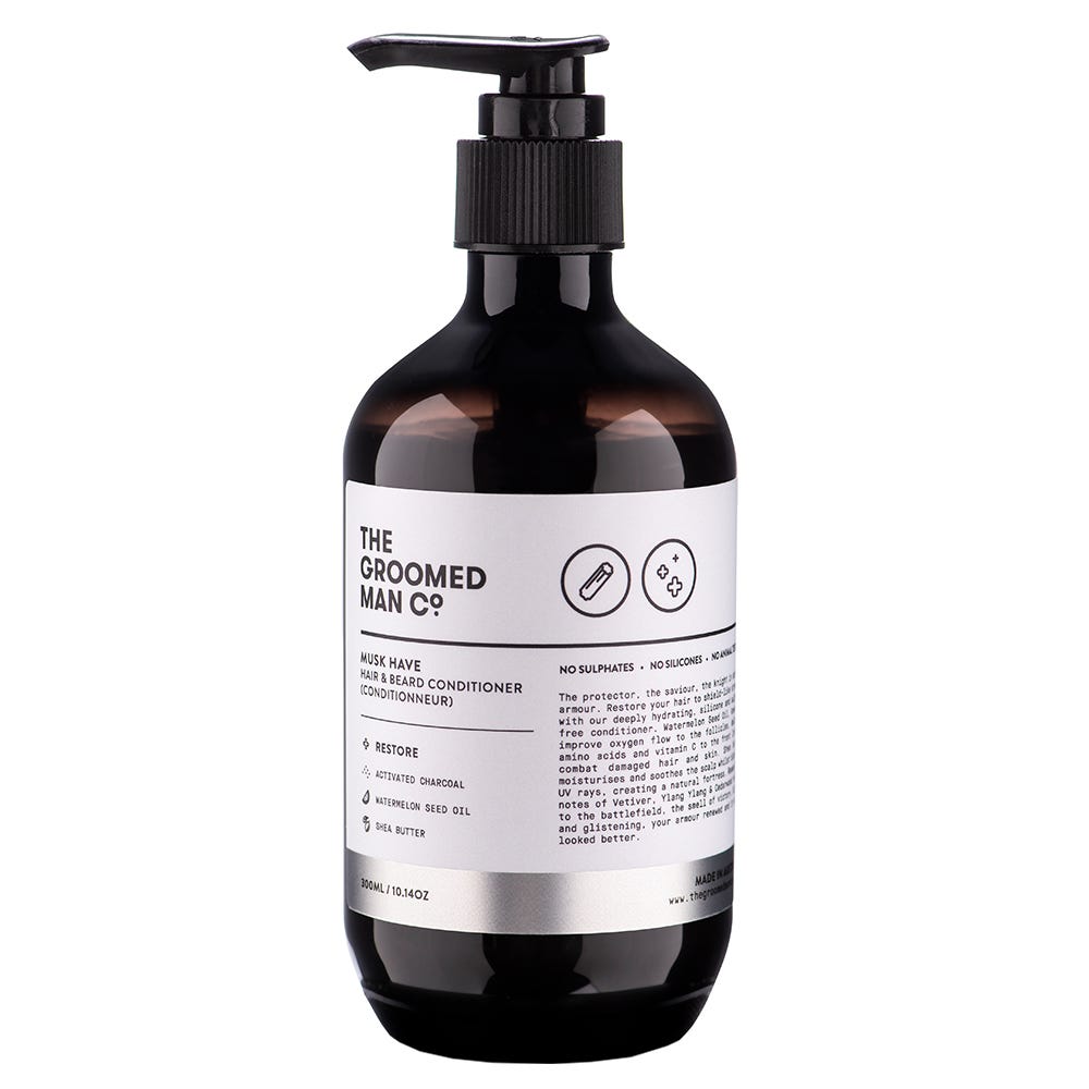 The Groomed Man Musk Have Hair & Beard Conditioner 300 ml