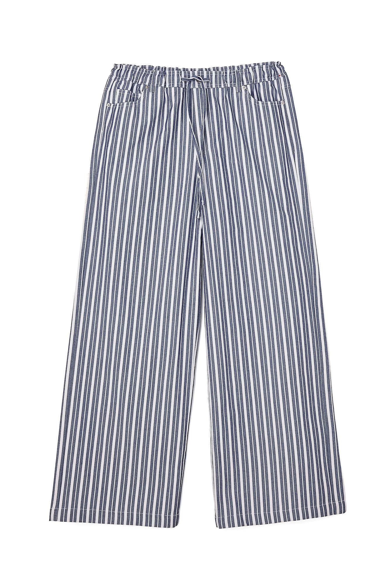 Hose mit halbhoher Taille und Kordelzug-Detail