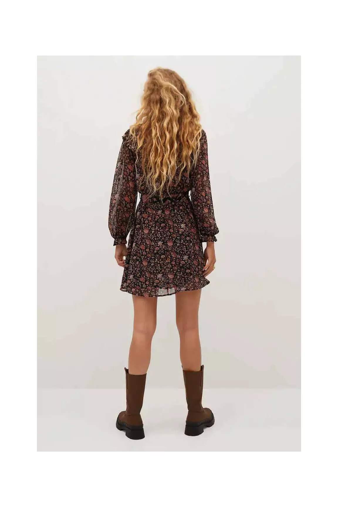 Mango Robes Mi Longues Femme couleur noir