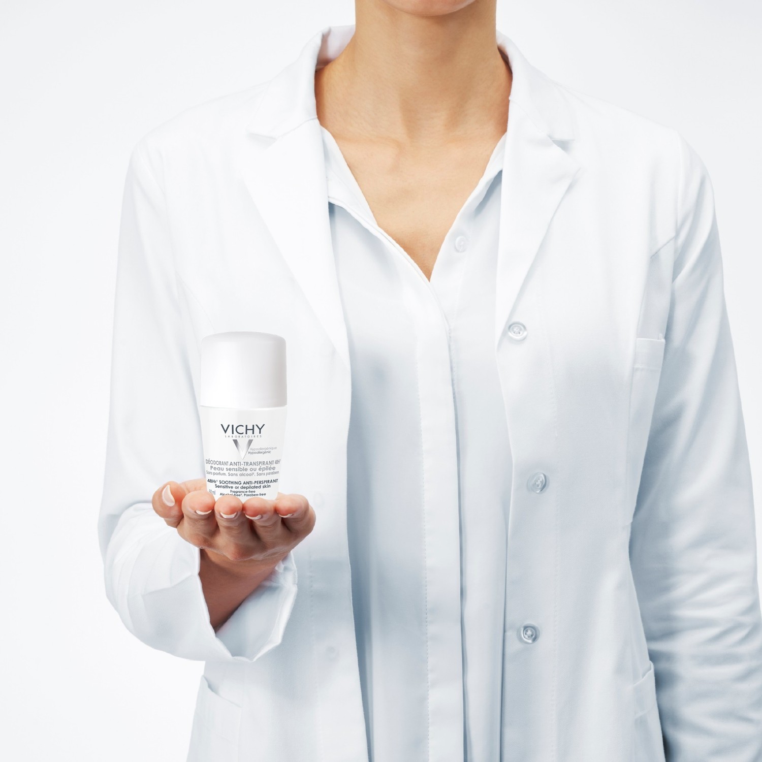 Vichy Zestaw 2 antyperspirantów w roll-onie do skóry wrażliwej